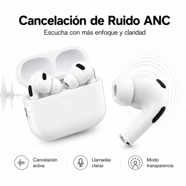AIRPODS Nuevos 2025 AIRPODS PRO3 ANC - Maxi Accesorios México