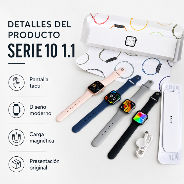 Apple Watch Series 11.1 SERIE10 1.1 - Maxi Accesorios México