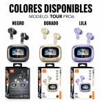 Audifonos ANC Con Pantalla TOUR PRO6 - Maxi Accesorios México