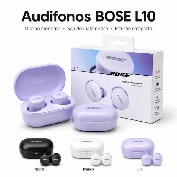 Audifonos BOSE L10 en México - Maxi Accesorios México