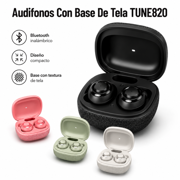 Audifonos Con Base De Tela TUNE820 - Maxi Accesorios México