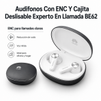 Audifonos Con ENC Y Cajita Deslisable Experto En Llamada BE62 - Maxi Accesorios México
