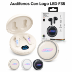 Audifonos Con Logo LED F35 en México - Maxi Accesorios México