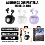 Audifonos Con Pantalla AIR4 - Maxi Accesorios México