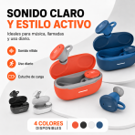 Audifonos Con Soporte De Goma ENDURANCE - Maxi Accesorios México