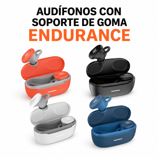 Audifonos Con Soporte De Goma ENDURANCE en México - Maxi Accesorios México