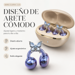 Audifonos De Arete De Mariposa CLIP04 - Maxi Accesorios México