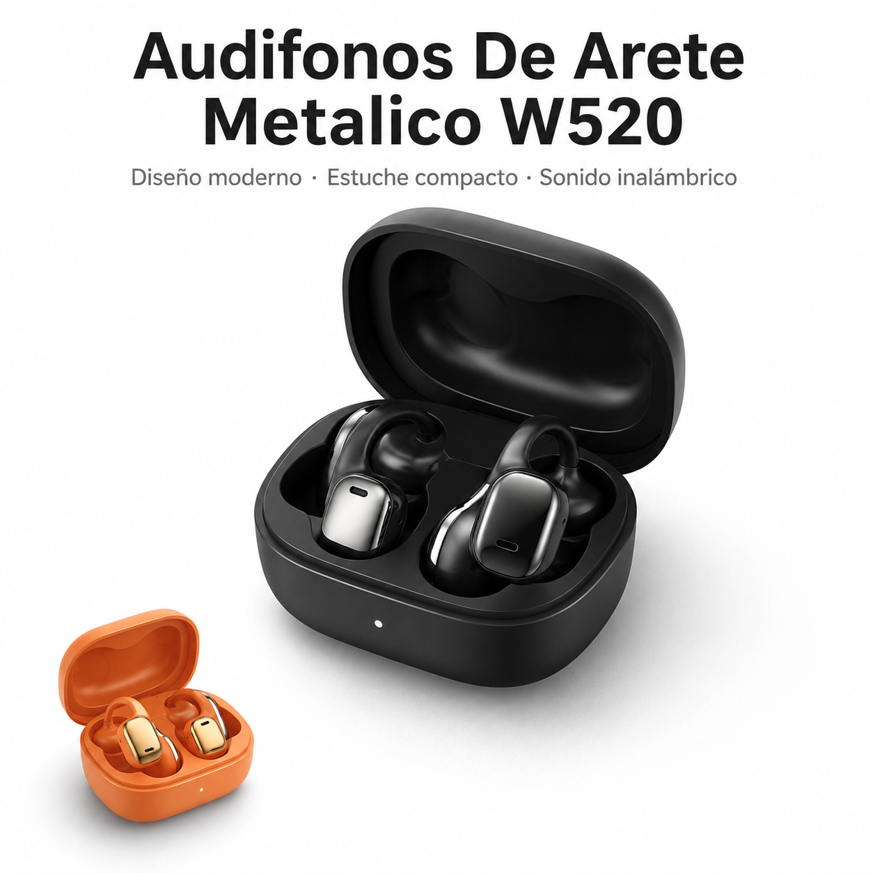 Audifonos De Arete Metalico W520 Audifonos De Arete Metalico W520 en México - Maxi Accesorios México