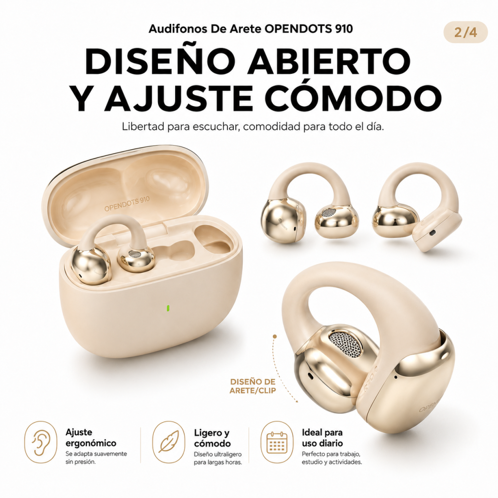 Audifonos De Arete OPENDOTS 910 - Maxi Accesorios México