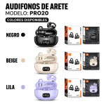 Audifonos De Arete PRO20 - Maxi Accesorios México