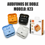 Audifonos De Doble K23 en México - Maxi Accesorios México