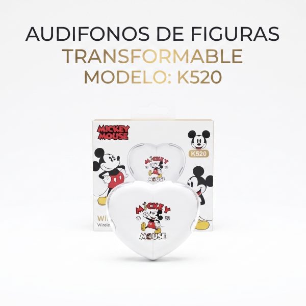 Audifonos De Figuras Transformable K520 en México - Maxi Accesorios México