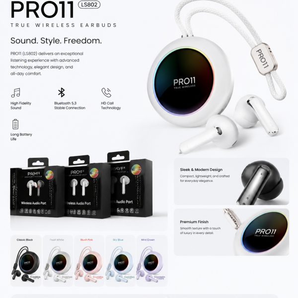 Audifonos De Marca Y De Figuras PRO11(LS802) - Maxi Accesorios México