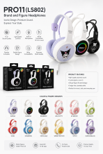 Audifonos De Marca Y De Figuras PRO11(LS802) - Maxi Accesorios México