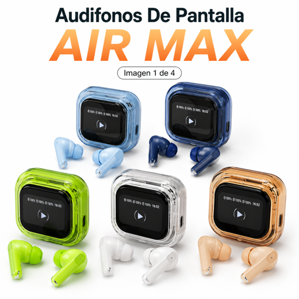 Audifonos De Pantalla AIR MAX en México - Maxi Accesorios México