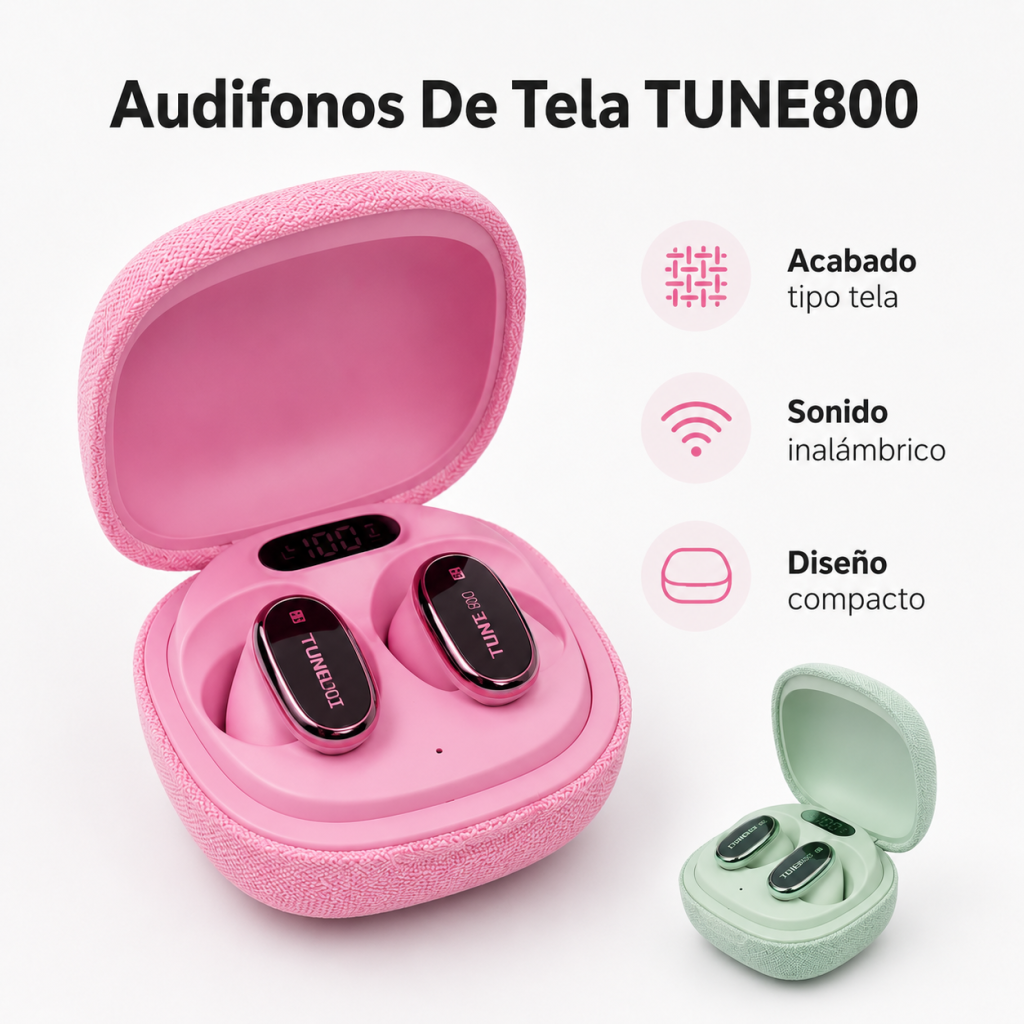 Audifonos De Tela TUNE800 - Maxi Accesorios México