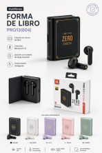 Audifonos Forma De Libro PRO13(804) - Maxi Accesorios México
