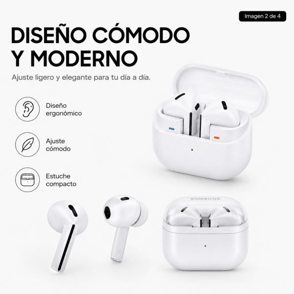 Audifonos Galaxy ANC GALAXY BUDS3 - Maxi Accesorios México