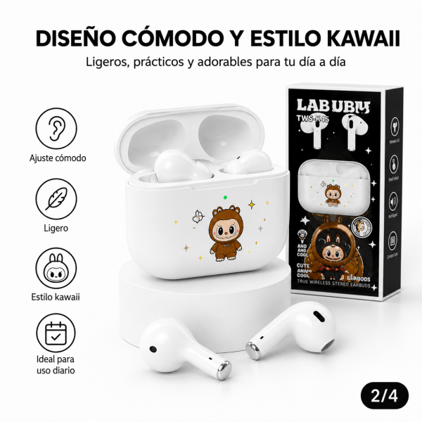 Audifonos Labubu TWS-K45 - Maxi Accesorios México