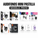 Audifonos Mini Pastilla PRO10 en México - Maxi Accesorios México