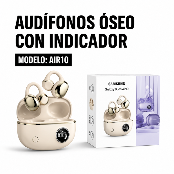 Audifonos Oseo Con Indicador AIR10 en México - Maxi Accesorios México