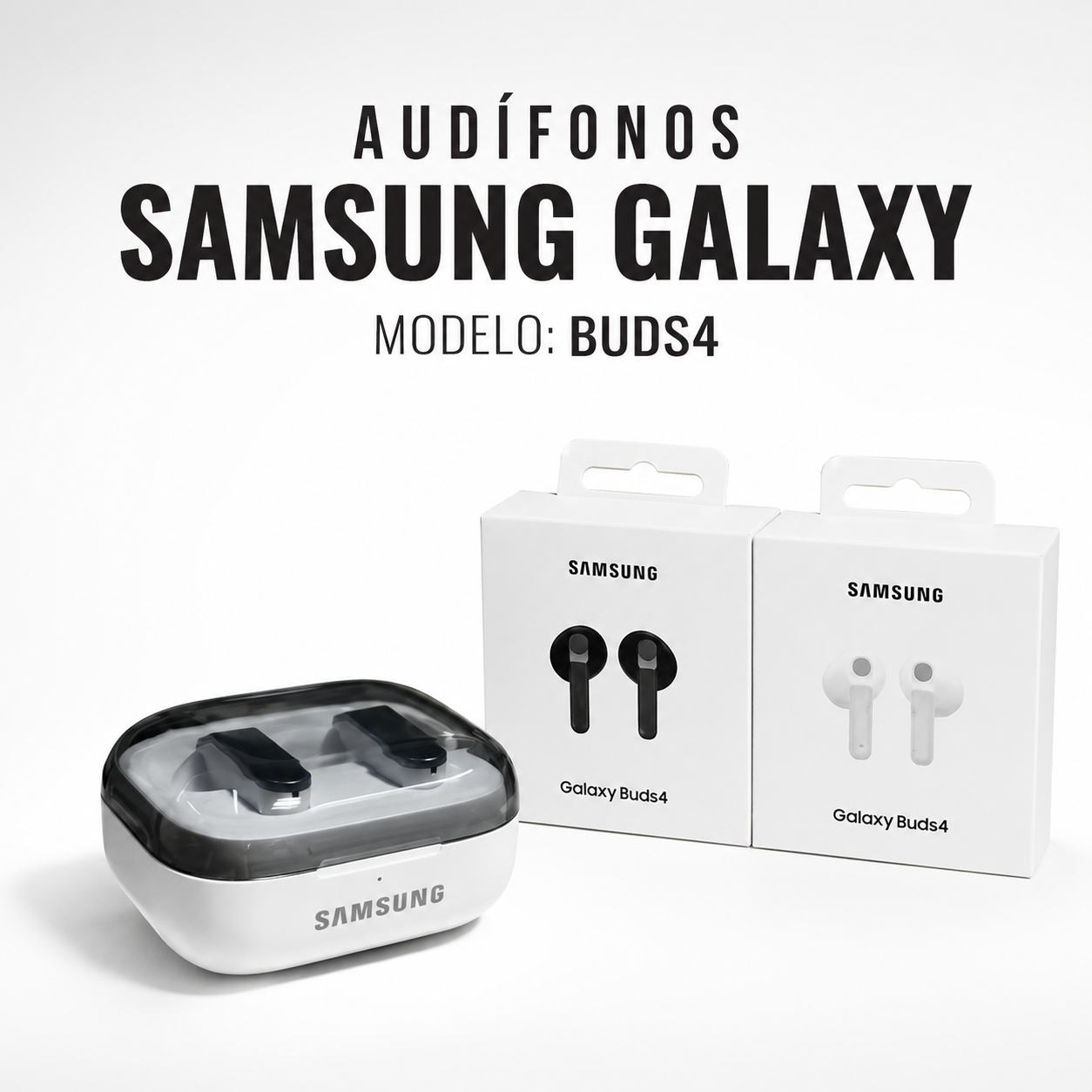 Audifonos SAMSUNG Galaxy BUDS4 Audifonos SAMSUNG Galaxy BUDS4 en México - Maxi Accesorios México