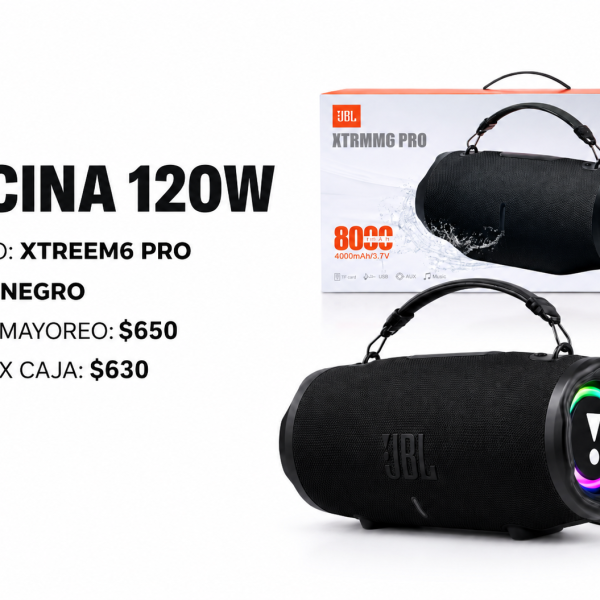 Bocina 120W XTREEM6 PRO - Maxi Accesorios México