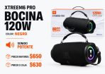 Bocina 120W XTREEM6 PRO - Maxi Accesorios México