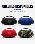 Bocina JBL LED BOX3 LED - Maxi Accesorios México