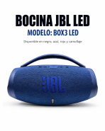 Bocina JBL LED BOX3 LED en México - Maxi Accesorios México
