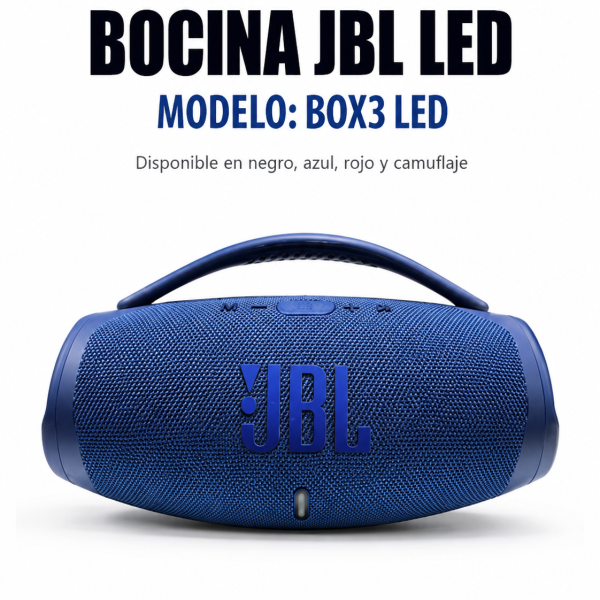 Bocina JBL LED BOX3 LED en México - Maxi Accesorios México