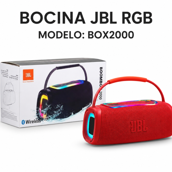 Bocina JBL RGB BOX2000 en México - Maxi Accesorios México
