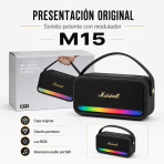 Bocina Marshall RGB sonido potente con modulador M15 - Maxi Accesorios México