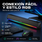 Bocina de cable para PC MONSTER G01 - Maxi Accesorios México