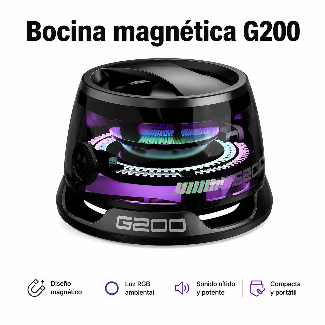 Bocina magnética G200 Bocina magnética G200 en México - Maxi Accesorios México