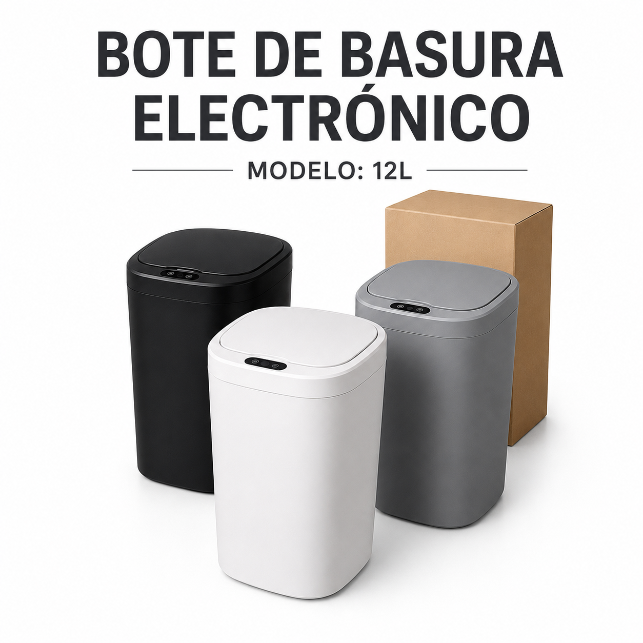 Bote De Basura Electronico 12L en México - Maxi Accesorios México
