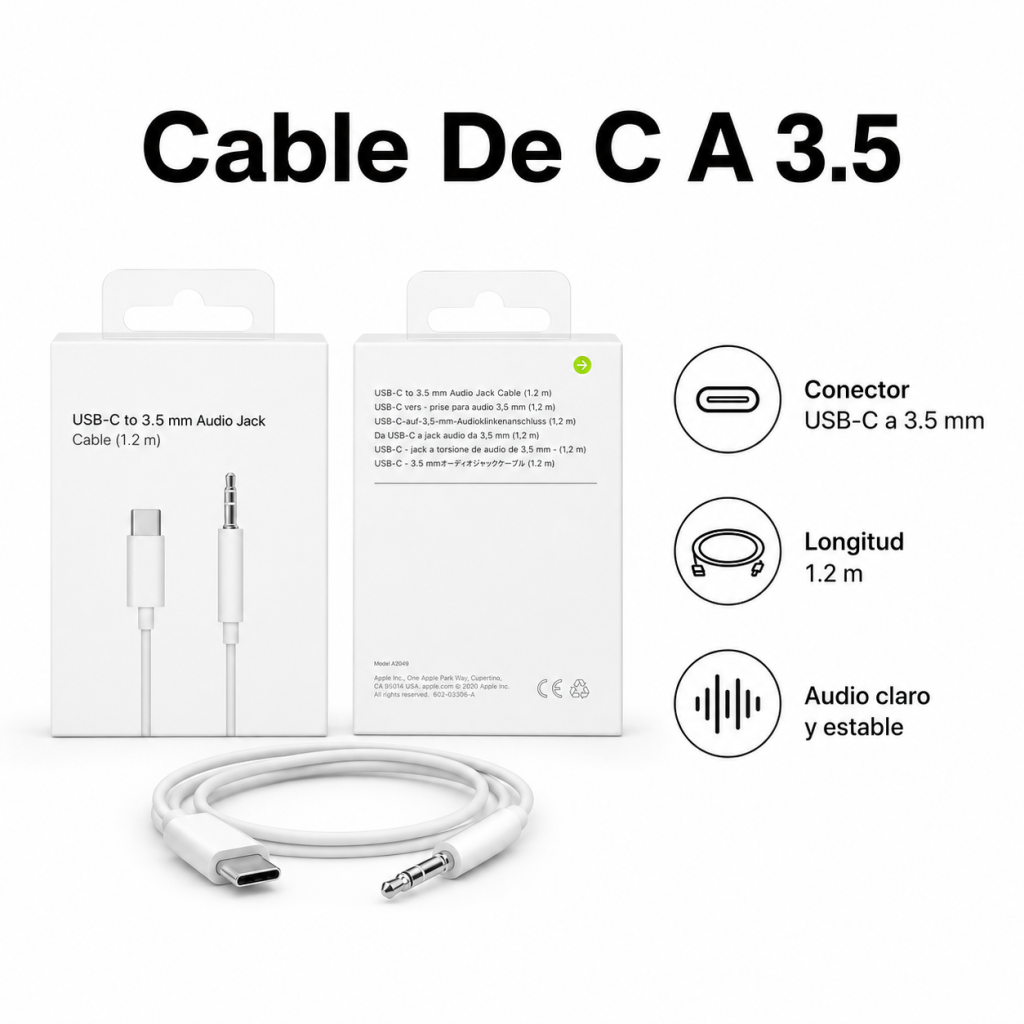 Cable De C A 3.5 - Maxi Accesorios México