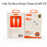 Cable De Silicon Prende 2 Puntas De 66W C30 en México - Maxi Accesorios México