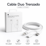 Cable Duo Trenzado CABLE IP DUO en México - Maxi Accesorios México