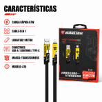 Cable Original 4 En 1 De 67W Cargarapida A15 - Maxi Accesorios México