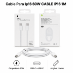 Cable Para Ip16 60W CABLE IP16 1M - Maxi Accesorios México