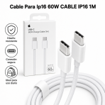 Cable Para Ip16 60W CABLE IP16 1M - Maxi Accesorios México