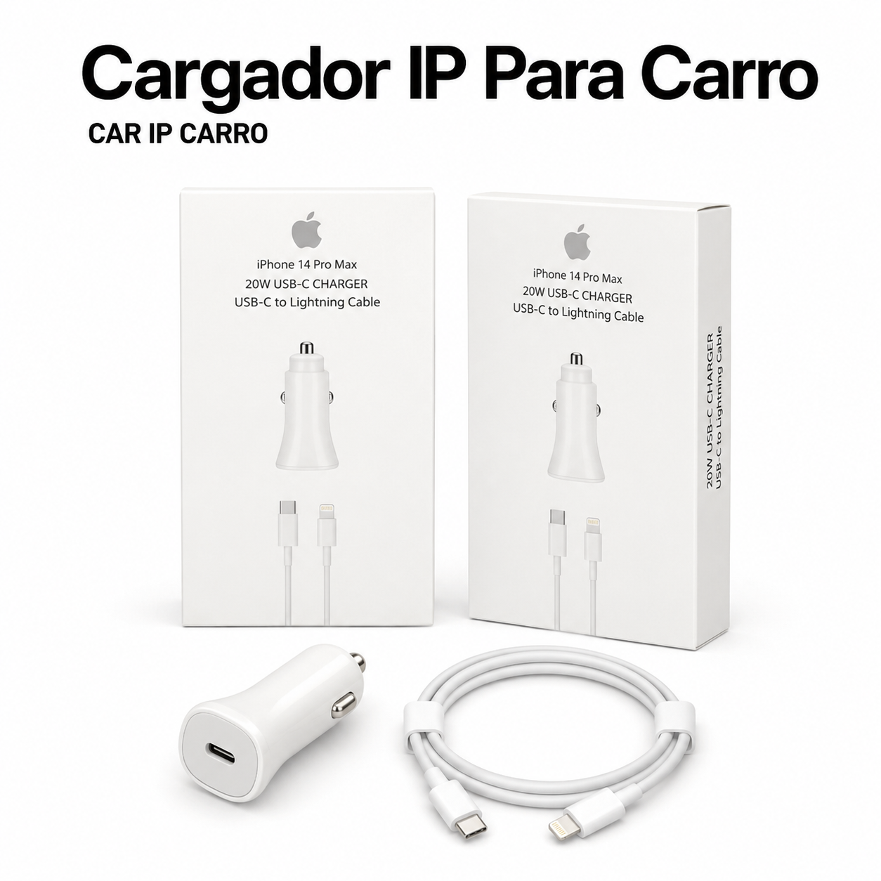 Cargador IP Para Carro $ CAR IP CARRO Cargador IP Para Carro $ CAR IP CARRO en México - Maxi Accesorios México