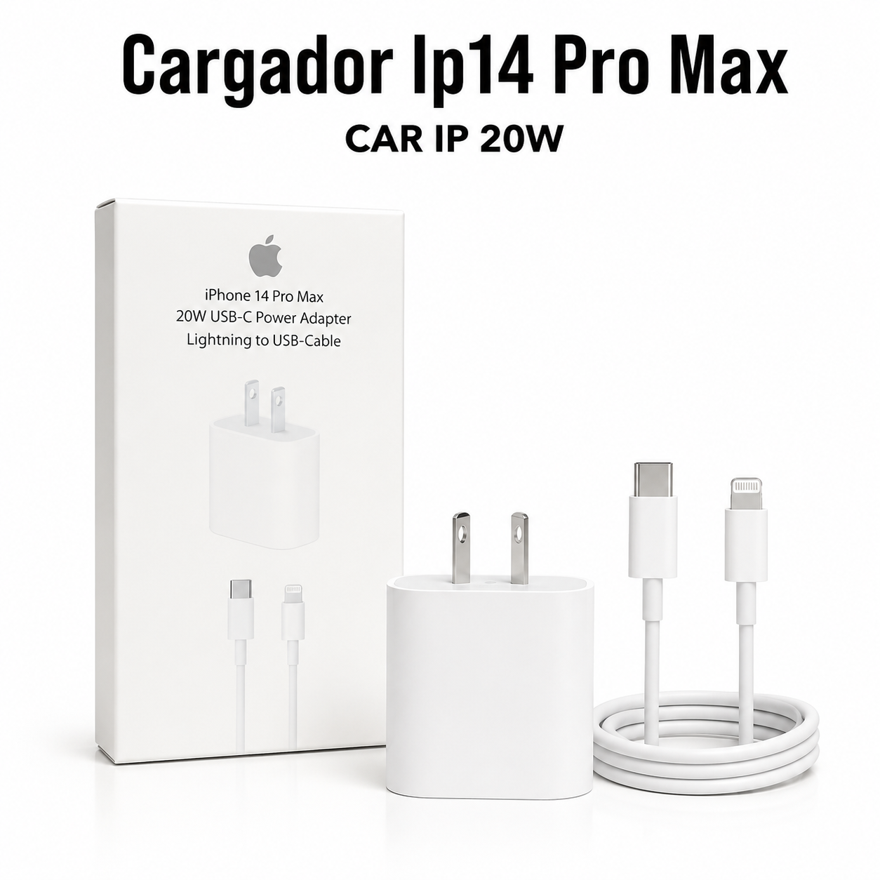 Cargador Ip14 Pro Max CAR IP 20W Cargador Ip14 Pro Max CAR IP 20W en México - Maxi Accesorios México