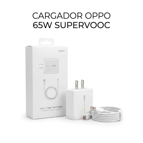 Cargador OPPO 65W Supervooc CAR OPPO 65W en México - Maxi Accesorios México