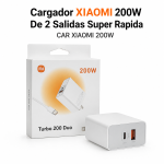Cargador XIAOMI 200W De 2 Salidas Super Rapida CAR XIAOMI 200W en… - Maxi Accesorios México