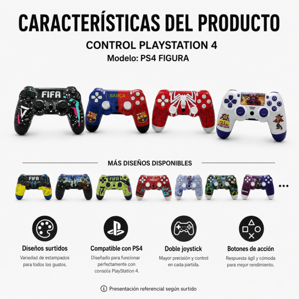 Control PlayStation 4 figura PS4 FIGURA - Maxi Accesorios México