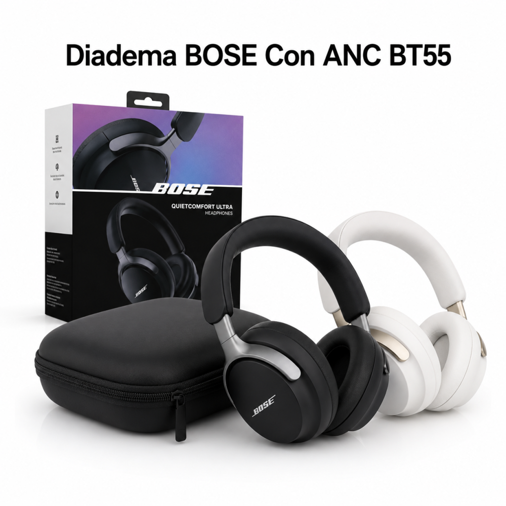 Diadema BOSE Con ANC BT55 en México - Maxi Accesorios México