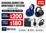 Diadema Gamer Con Monitoreo Y Estuche 969 - Maxi Accesorios México