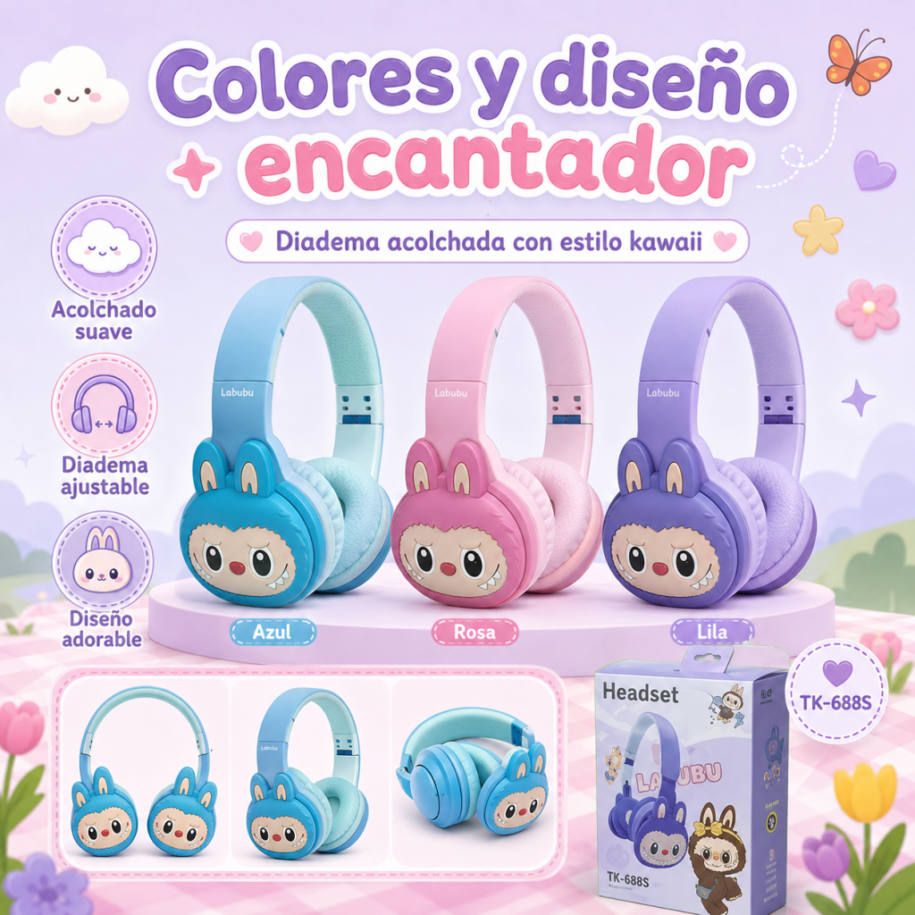 Diadema Labubu TK-688S - Maxi Accesorios México